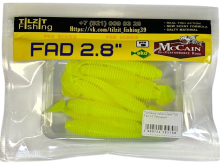 Приманка силиконовая Tilzit Fad 2.8" (Лимонный) Приманка силиконовая Tilzit Fad 2.8" (Лимонный)