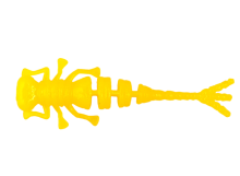 Приманка силиконовая Brown Perch Kurva 1.97'' 50мм 0,7г (001)