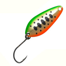 Блесна Dam FZ Pro Trout Spoon №5 3,15см 2,5г (Green Orange Smolt, UV)