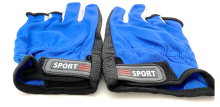 Перчатки рыболовные Sport (Синий)