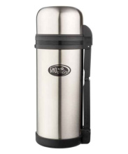 Термос Biostal 1,8л универсальный с дополнительной чашкой ручкой и ремешком														