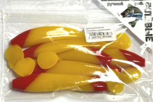 Приманка силиконовая Tilzit Фокс 10см (Красный/Желтый)