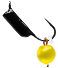 Мормышка вольфрамовая Premier Fishing Кошачий глаз подвес 2,0мм 0,58г (Желтый)