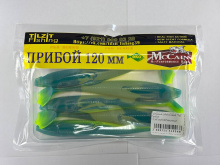 Приманка силиконовая Tilzit Прибой 12см (Голубой/Лимонный)