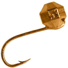 Мормышка вольфрамовая Lumicom Кристалл отверстие гальваника d4.0мм (Au, Золото)