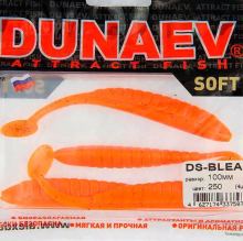 Приманка силиконовая Dunaev Zub-Bleak 10см (250, Морковный с блестками)