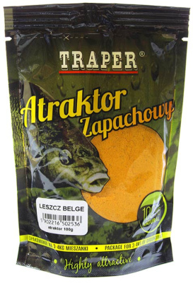 Добавка к прикормке Traper, Atraktor, 100g, Leszcz Belge
