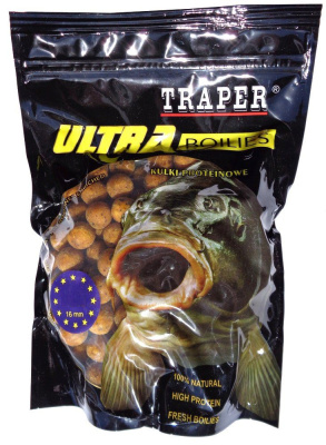 Бойлы Traper Ultra, 16mm, 500g, Banan 
