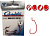 Крючки Gamakatsu Worm Offset EWG, №4, Red (5шт)