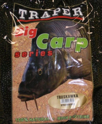 Прикормка Traper Big Carp Truskawka 2,5кг