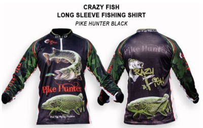 Джерси Crazy Fish Pike Hunter black (р 6)
