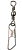 Вертлюг с карабином Mikado Barrel Swivel Safety Snap BN №22