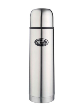 Термос Biostal 1,0л c узким горлом с чехлом