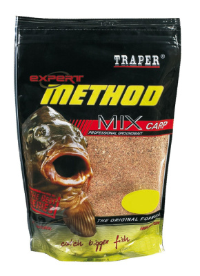 Прикормка Traper Mix Carp, 1kg, Truskawka