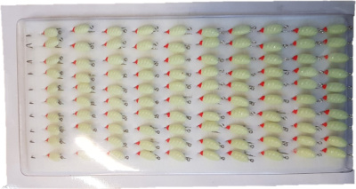 Мормышка фосфорная в ассортименте ( 70-100шт/уп)