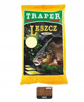 Прикормка Traper Sekret, 1kg, Leszcz Karmel