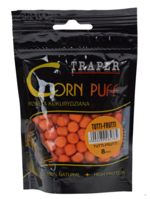 Приманка Traper Kukurydza в пакетах, 12mm, 20g, Puff Tutti–Frutti 