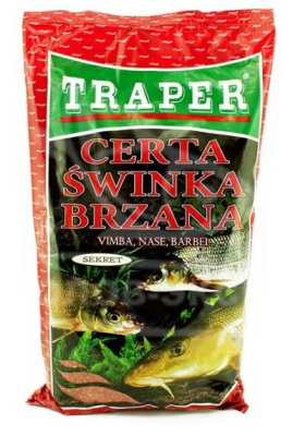 Прикормка Traper Sekret, 1kg, Certa czerwona (красный)
