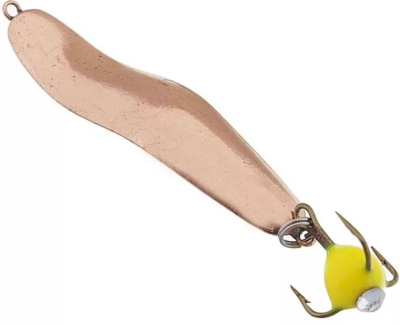 Блесна Пирс зимняя Змейка Судаковая с подвесным чёртиком 5,6г