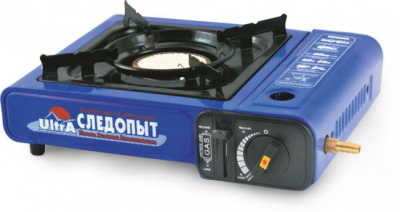 Плита настольная газовая Следопыт - UltrA керамическая с переходником