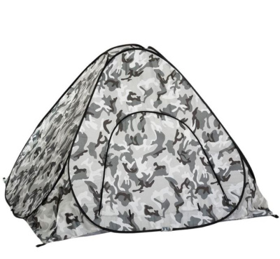 Палатка зимняя автомат 1,8 х 1,8м дно на молнии комуфляж