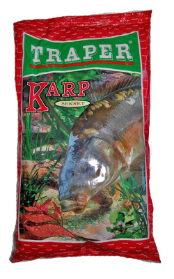 Прикормка Traper Sekret, 1kg, Karp Czerwony (красный) 