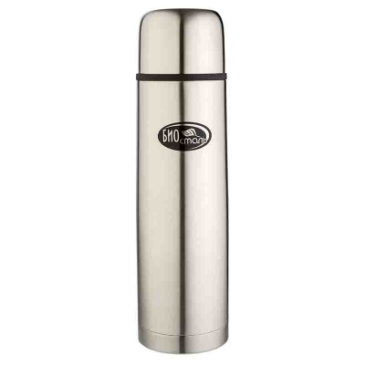 Термос Biostal, 1,0л (NB1000), c узким горлом, 2 пробки
