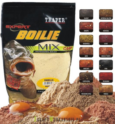 Бойлы Traper Expert Mix, 1 kg, Krewetka