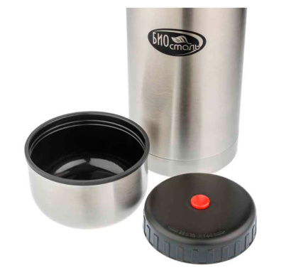 Термос Biostal 0,5л c широким горлом суповой в чехле (5)