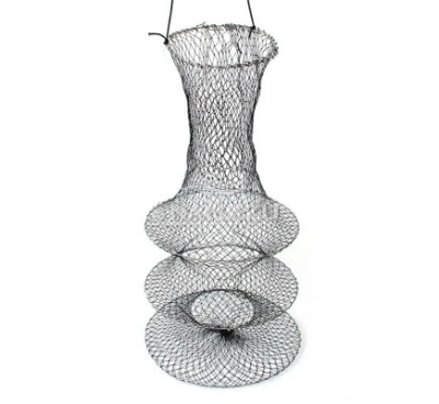 Садок Namazu круглый (восьмерка), трос, 3 кольца