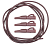 Клипса с трубкой Spro C-tec Rig Kit Brown №8 (3шт)¶