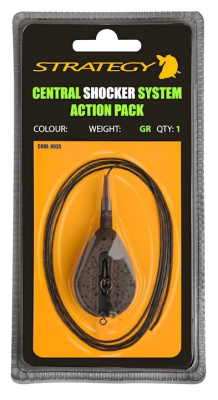 Груз оснащенный SPRO Flat Pear CS Inline Pack 4.3oz Gre (1шт)