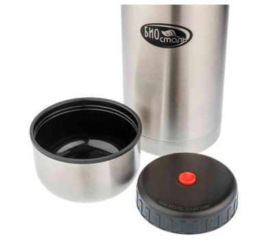 Термос Biostal 1,0л c широким горлом суповой в чехле (6)