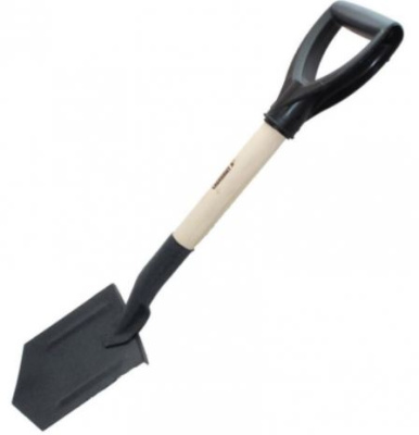 Лопата Следопыт штыковая деревяный черенок с ручкой в чехле