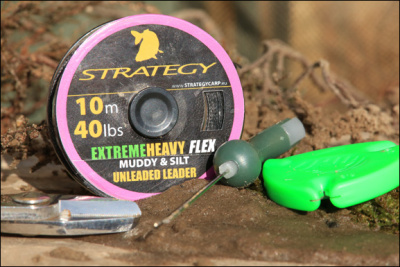 Поводочный набор для карпа SPRO Strrat Stamina Strip Silt, 25LBS, 20m