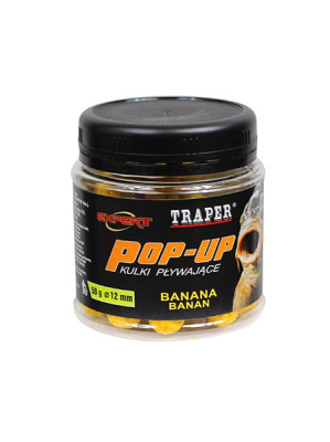 Бойлы Traper POP-UP Expert, 12mm, 50g, Banan 
