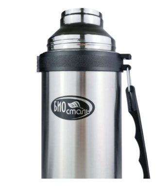 Термос Biostal 1,2л с узким горлом с ручкой (2)