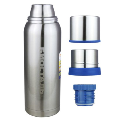 Термос Biostal-Охота, 1,0л (NBA1000), c узким горлом, 2 чашки