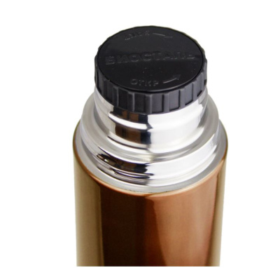 Термос Biostal 1,0л c узким горлом античная бронза (2)