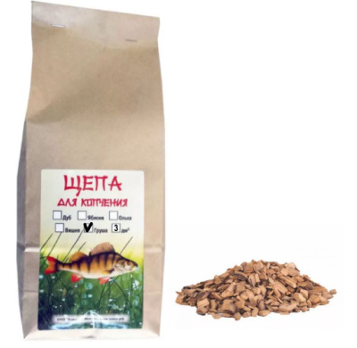 Щепа Каюр для копчения Груша 3 куб.дм