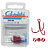 Тройник Gamakatsu 13 №8 Red, (10шт)