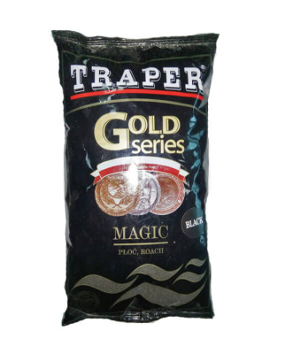 Прикормка Traper Gold Series, 1kg, Magic Black 