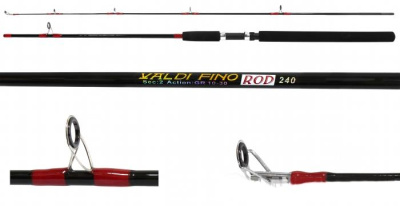 Спиннинг штекерный Valdi Fino, 2.40m, 10-30g (стекло)